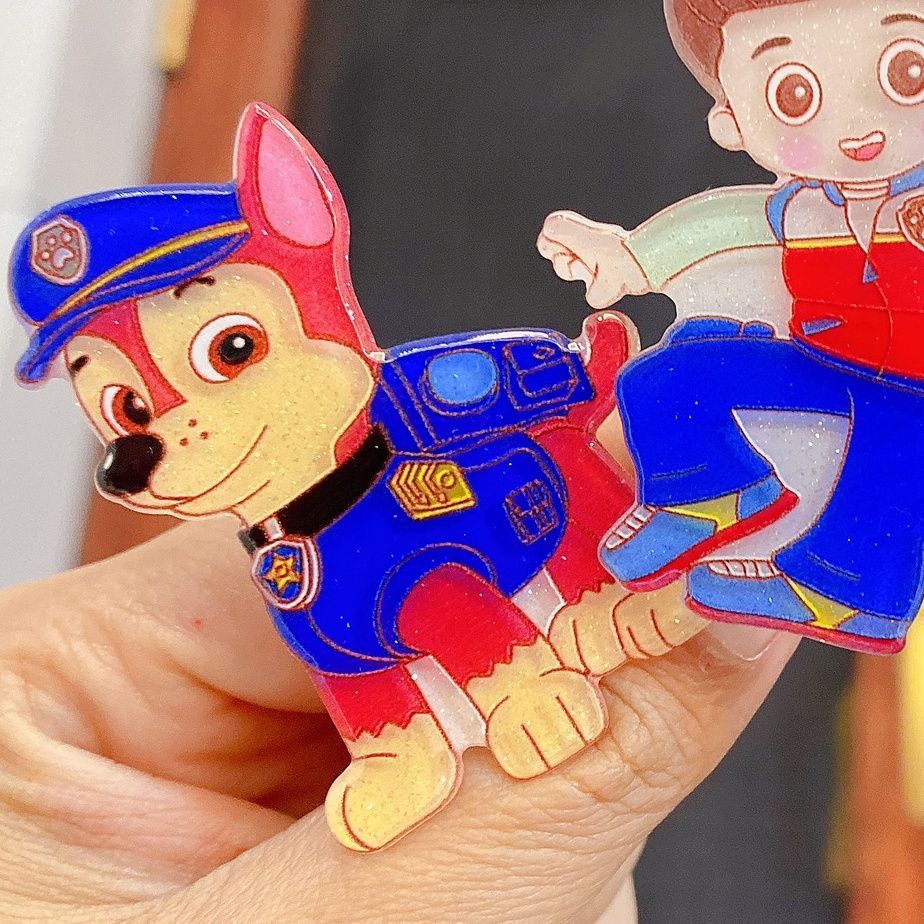 Hair Bundles - Stylish Cute Cartoon Paw Patrol Acrylic