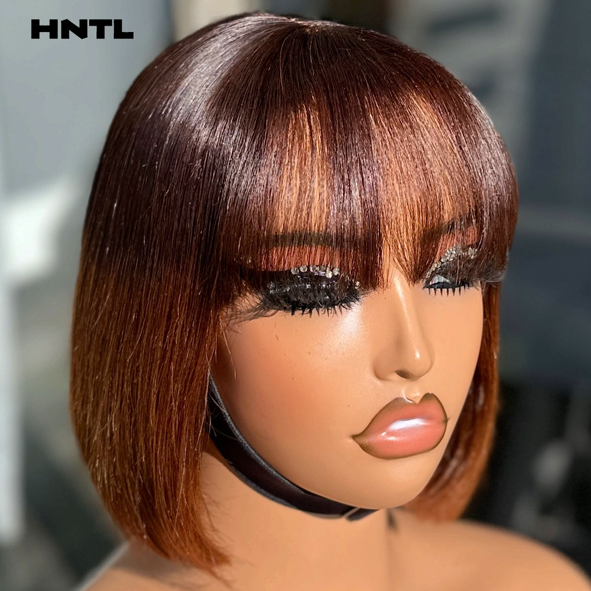 Wear and Go 2by6 Closure Bang  - Pre Parted 13X4 Lace Front Bob Wig ulasan dan harga