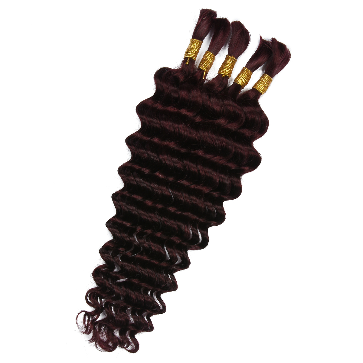 Deep Wave 100% Human Hair Bulk - Water Wave Bulk Human Hair For Braiding ulasan dan harga