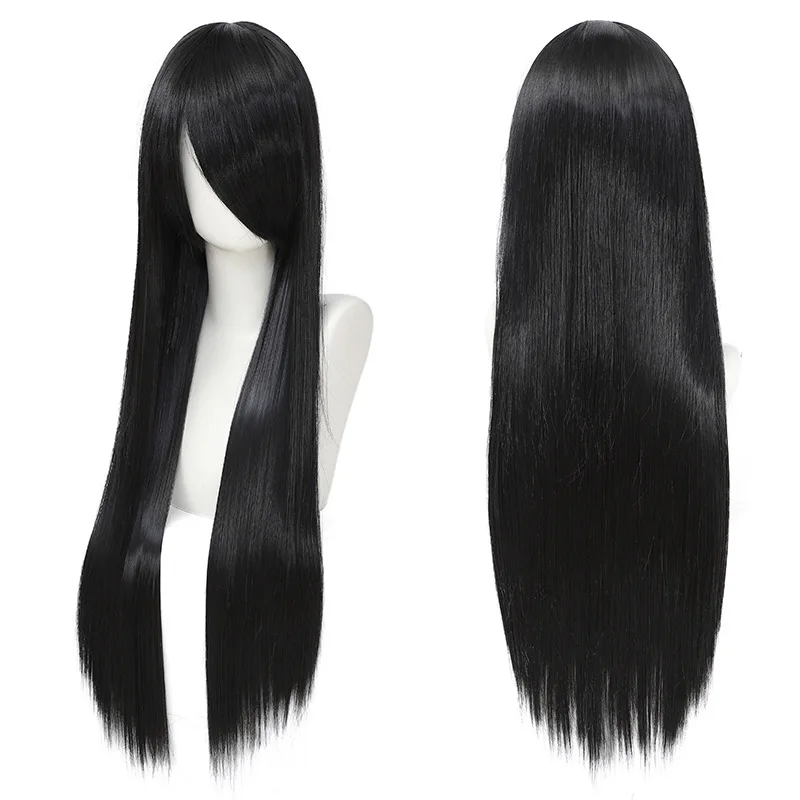 80cm Colorful Long Straight Sy - Synthetic Braided Wigs For Black Women ulasan dan harga