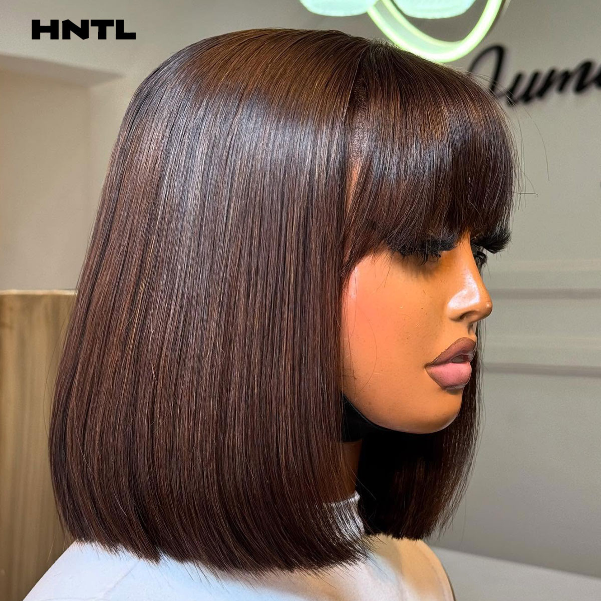 Wear & Go Glueless Wig Human H - Pre Parted 13X4 Lace Front Bob Wig ulasan dan harga