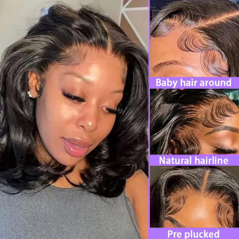 200% Body Wave HD Lace Frontal - Glueless Wear And Go Human Hair Wig ulasan dan harga