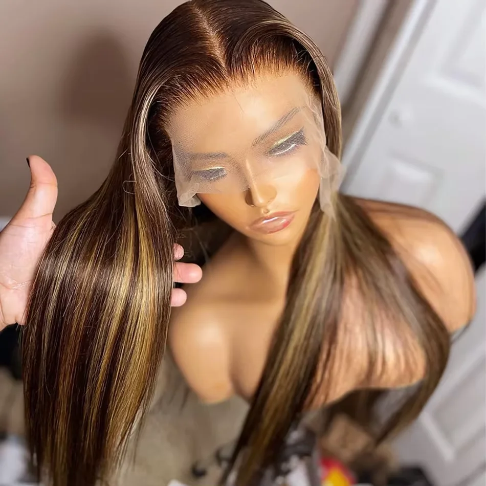 13x4 Brown Pink Blue Lace Fron - 613 Blonde Body Wave Lace Front Wig ulasan dan harga