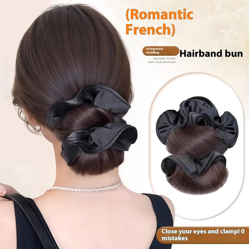 Effortless Updo Synthetic Claw - Claw Clip Messy Bun Hair Piece ulasan dan harga