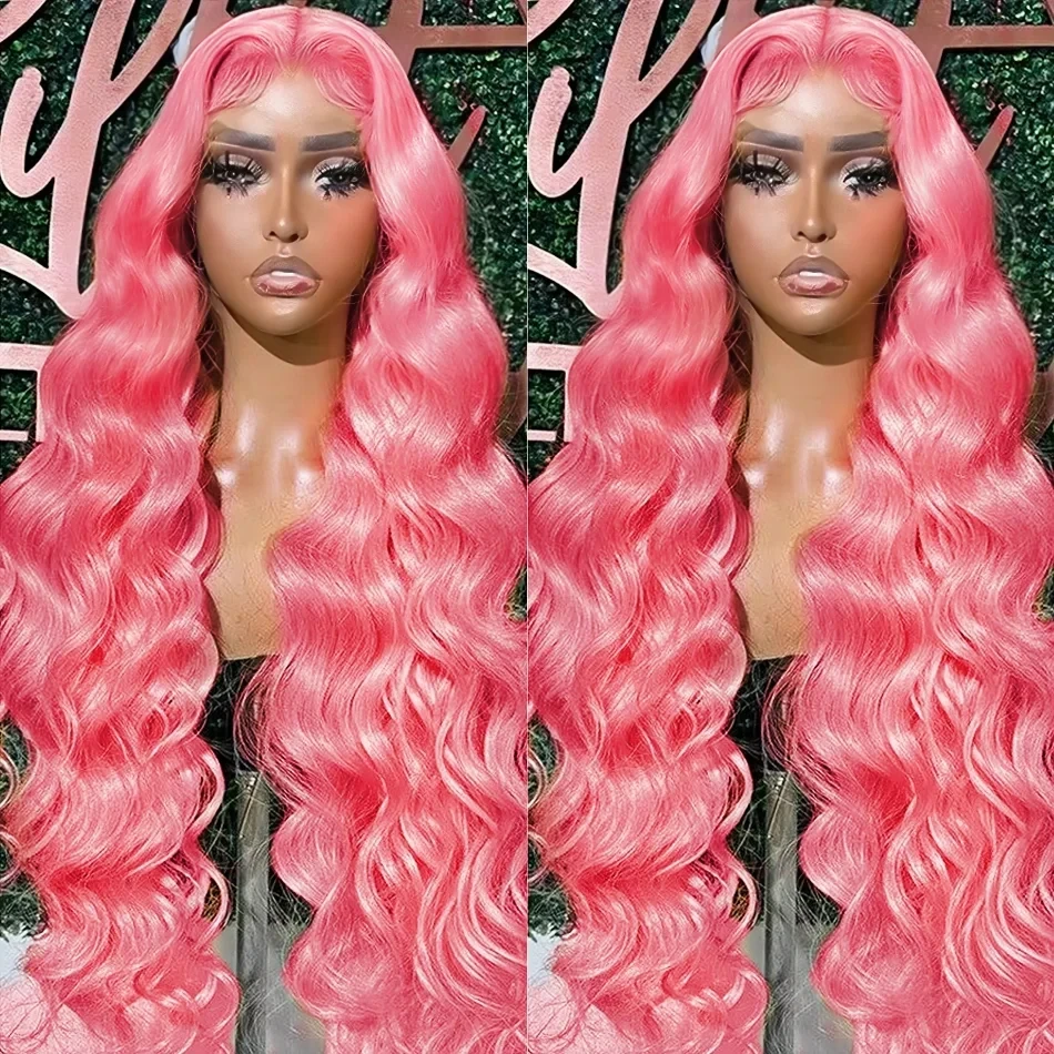 13x4 Body Wave Light Pink Lace - Human Hair Wigs ulasan dan harga