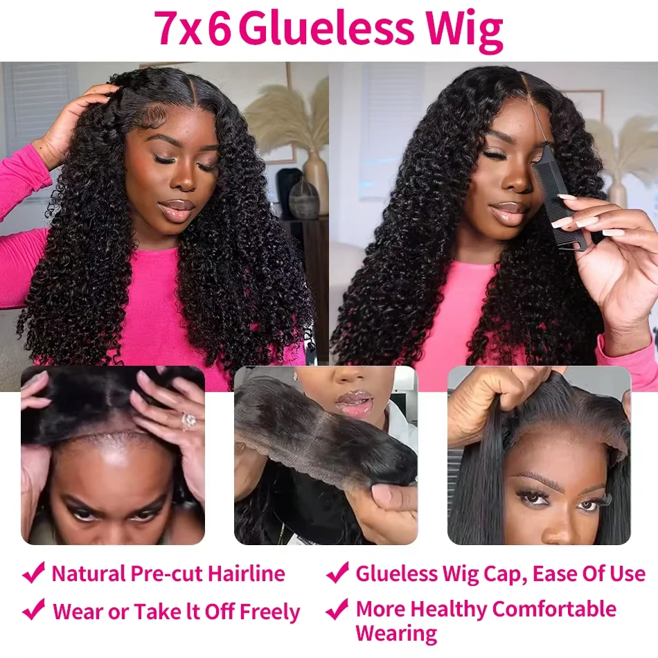 Natural Colored Burmese Curly  - Human Hair Wigs ulasan dan harga