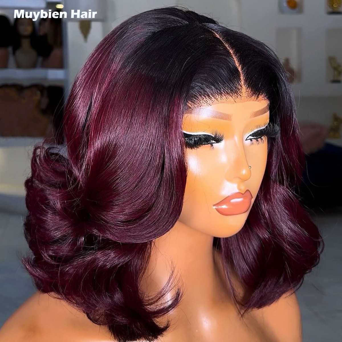 Wear and Go Glueless Bob Wig H - Glueless Wear And Go Human Hair Wig ulasan dan harga
