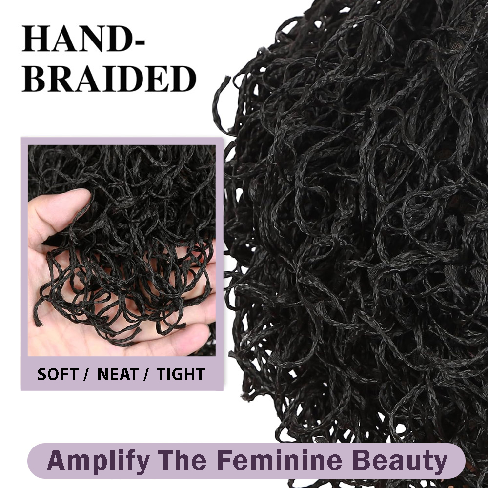 Double Full Lace Twist Box Bra - Synthetic Braided Wigs For Black Women ulasan dan harga