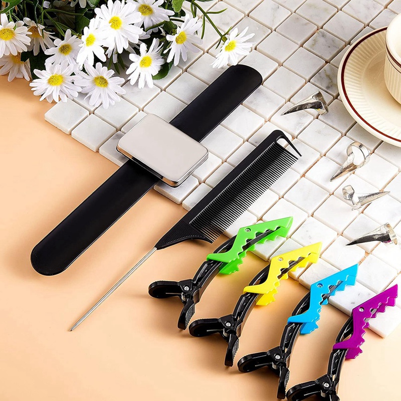 8 PCS Parting Ring Hair Select - Hair Clips ulasan dan harga