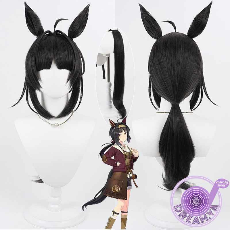 Logotype Cosplay Wig Uma Musum - Synthetic Wigs ulasan dan harga