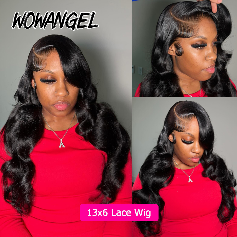 Wow Angel Body Wave Jet Black  - Lace Front Wigs ulasan dan harga