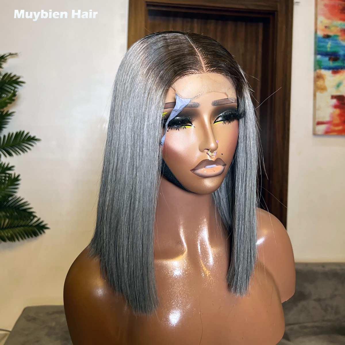 Super Double Drawn Bone Straig - Glueless Wear And Go Human Hair Wig ulasan dan harga