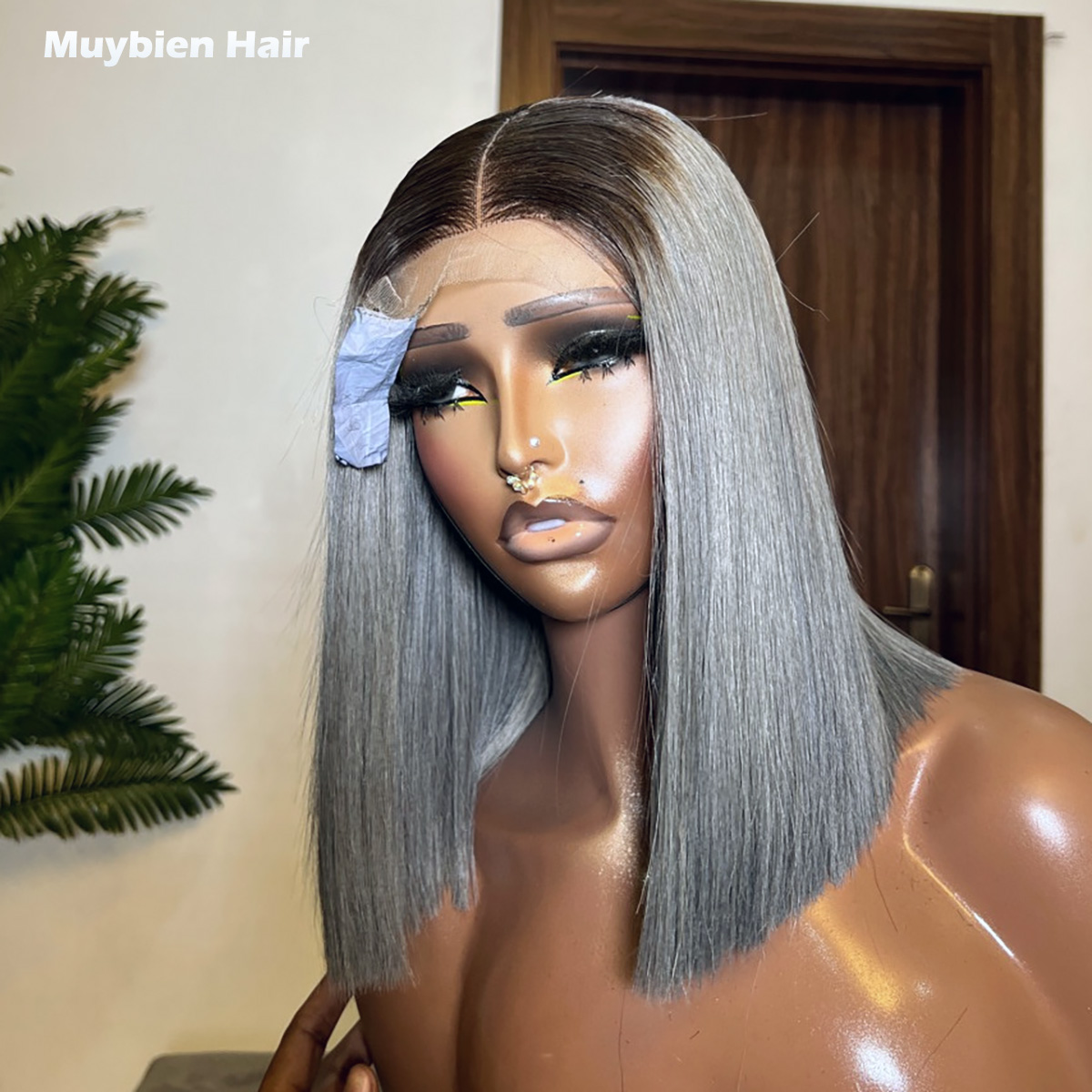 Super Double Drawn Bone Straig - Glueless Wear And Go Human Hair Wig ulasan dan harga