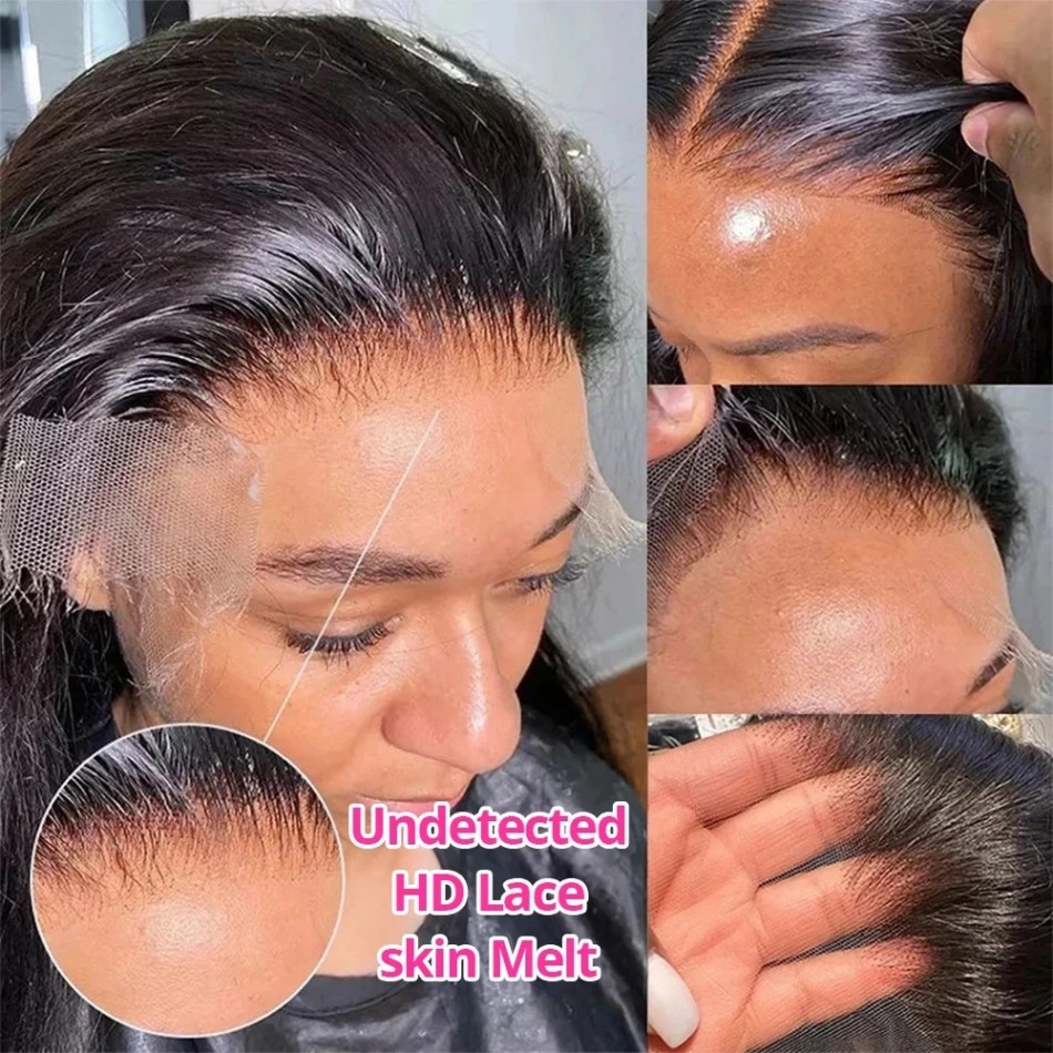 Glueless Bone Straight Human H - Human Hair Wigs ulasan dan harga
